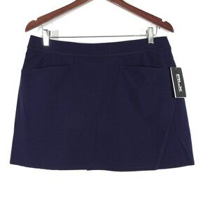 RLX Ralph Lauren Golf Skort Women's Size L Blue Golf Tennis Athleisure Gym